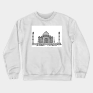 Taj Mahal India Crewneck Sweatshirt